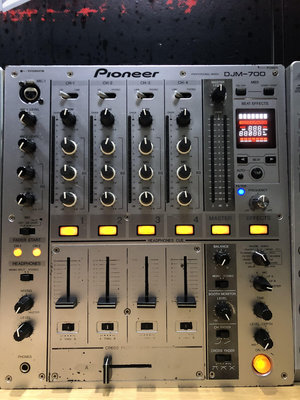 音箱設備Pioneer/先鋒850打碟機+先鋒700混音臺套裝（銀色） 二手DJ打碟機音響配件