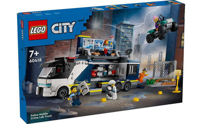 【樂GO】樂高 LEGO 60418 警察行動刑事實驗室 警車 城市 CITY 積木 玩具 禮物 生日禮物 樂高正版全新