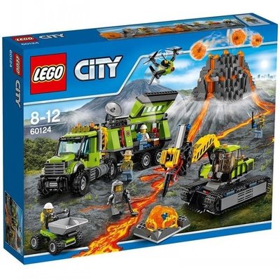 2016年 LEGO樂高積木城市系列 火山勘探 火山勘探基地 60124爆款