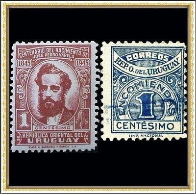 （特價商品）【170311-SA-1】1940年代 中南美洲珍貴票 共2枚