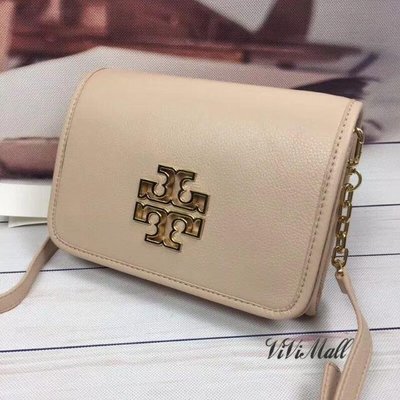 『Marc Jacobs旗艦店』TORY BURCH｜TB｜立體LOGO鏈條多夾層單肩包 迷你小包｜美國代購