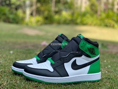 Air Jordan 1“Lucky Green” 黑白綠 腳趾 凱爾特人 籃球鞋DZ5485-031