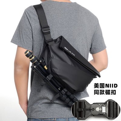 熱銷 NIID R1郵差包同款胸包腰包超火時尚男士斜挎包運動機能肩包