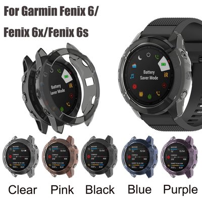 Garmin Fenix 7 6 / 6x / 6s 透明保護殼的 TPU 軟保護套 佳明Fenix7保護套