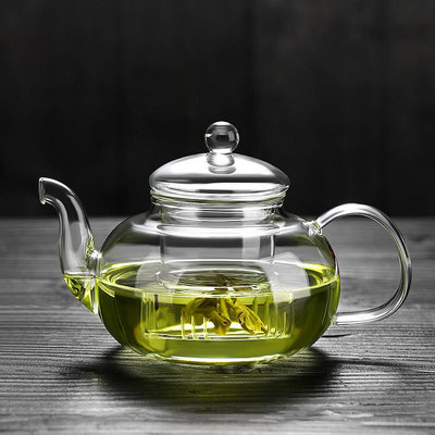 家用耐熱玻璃功夫茶壺花茶壺過濾泡茶器加厚高溫養生壺茶具套裝