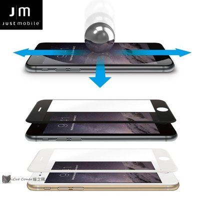 Just Mobile iPhone 6/6S (4.7吋) 細痕自動修復 滿版 螢幕保護貼 保護膜 喵之隅