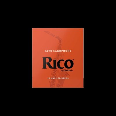 【非比藝術】【RICO Alto Sax 橘盒竹片 中音 10片裝 】
