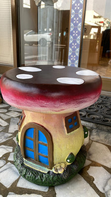 鄉村田園蘑菇椅 戶外庭園 開店民宿 限量款城堡造型 批發 【更美歐洲傢飾古董老件Amazing House】台南