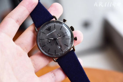 EMPORIO ARMANI 阿曼尼手錶AR11144 經典義式風格簡約腕錶 手錶