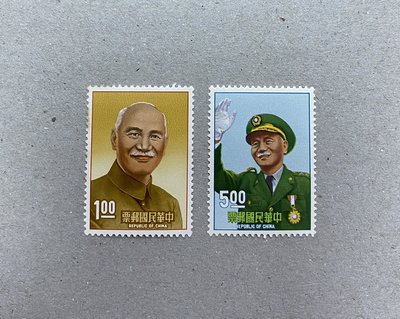 特42蔣總統玉照郵票 原膠
