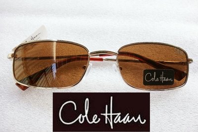 Cole Haan 太陽眼鏡 可汗 金色 金屬 小方框 男女適用 可配 老花 近視 彈簧鏡腳【以靡 專櫃正品現貨】