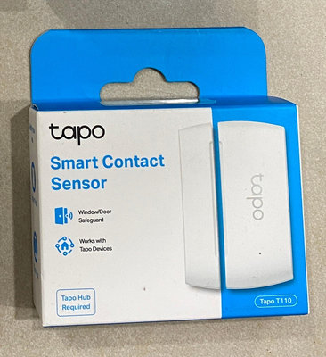 全新未拆現貨TP-Link Tapo T110 智慧接觸式感應器 門窗防護裝置 輕鬆安裝 (需搭配網關)