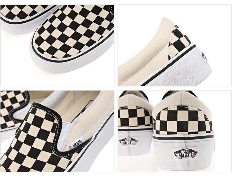 CHIEF' VANS 美版SLIP-ON 格子棋盤格厚底高底加厚增高3cm 極限量款US7