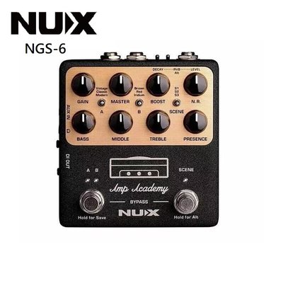 【老羊樂器店】開發票 NUX Amp Academy NGS-6 音箱模擬 IR 效果器 贈變壓器 公司貨