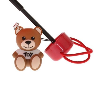 AsukA的窩窩 ~ MOSCHINO雨傘摺疊傘拆下來的泰迪熊熊造型小熊吊飾