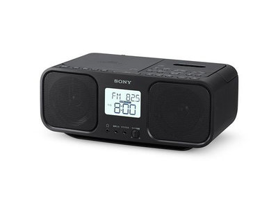精品日本Sony/索尼CFD-S401收音CD磁帶卡帶學習機改220V鬧鐘音響