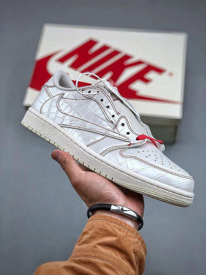 Nike 喬丹一代 Air Jordan 1 Low OG SP 白紅兔八哥 AJ1鬼臉