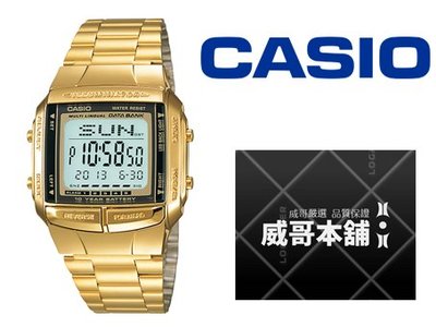【威哥本舖】Casio台灣原廠公司貨 DB-360G-9A 十年電力頭文字D周董佩戴錶 DB-360G