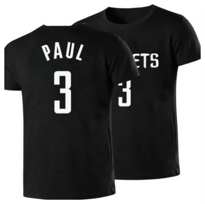 🌈CP3保羅Chris Paul短袖棉T恤上衣🌈NBA火箭隊Nike耐克愛迪達運動籃球衣服T-shirt男喬丹608