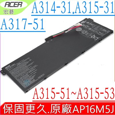 ACER AP16M5J 電池 (原廠) 宏碁 Aspire 3 A315-51 A315-53 KT.00205.004