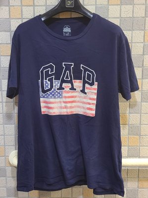 GAP美國國旗 圓領 短袖 T恤