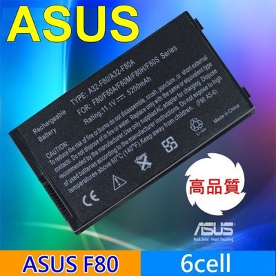 ASUS 華碩 高品質 電池 A32-F80 90-NF51B1000 NB-BAT-A8-NF51B1000