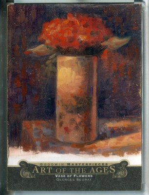 2013 UD Goodwin Art of Ages Georges Seurat "Vase of Flowers"