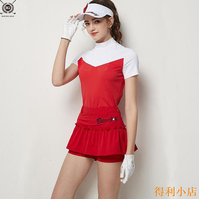 得利小店BG高爾夫女裝短袖女夏季韓版修身時尚女士T恤上衣高爾夫服裝球衣