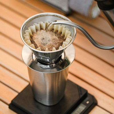 Brewista B+系列旅咖套裝 不銹鋼手沖咖啡濾杯咖啡杯 細口壺800ml