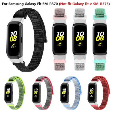 SAMSUNG 適用於三星 Galaxy Fit sm-r370 尼龍錶帶錶帶替換手鍊手錶配件