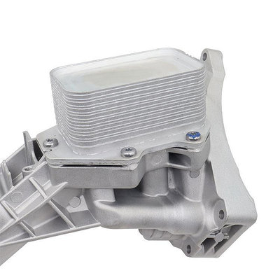 發動機機油冷卻器總成 機濾底座 鋁適用于寶馬G30 11428580414
