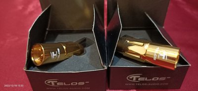Telos DIY XLR鍍金接頭 公司貨盒裝庫存新品