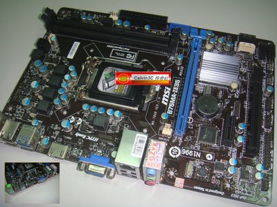 微星 MSI B75MA-IE35 1155腳位 內建顯示 Intel B75晶片 4組SATA 2組DDR3 USB3