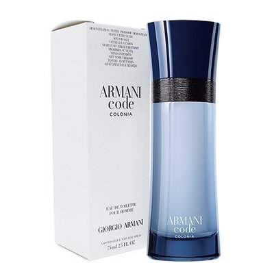 ☆YOYO小棧☆ Giorgio Armani Code Colonia 男性淡香水 75ml TESTER 環保盒有蓋