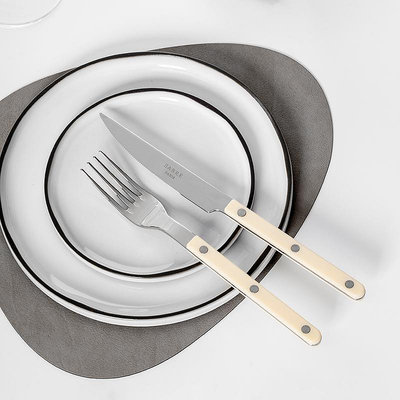 法國Sabre Paris不銹鋼刀叉套裝西餐餐具牛排刀叉 家用勺子黃油刀