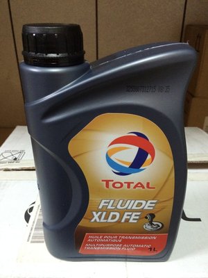 【TOTAL 道達爾】FLUIDE XLD FE、ATF，自動變速箱機油、1L/罐【歐洲進口】-單買區