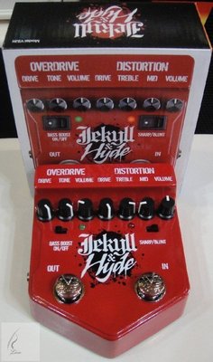 『立恩樂器』Visual Sound Jekyll&amp;Hyde Overdrive&amp;Distortion 雙軌 破音效果器
