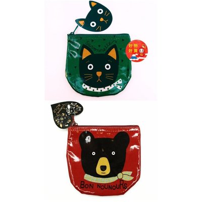 日本Bon Nounours熊熊系列防水小收納袋化妝包零錢袋