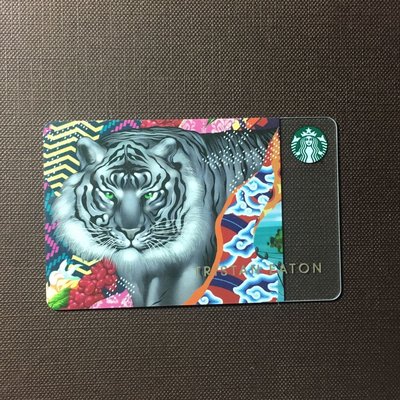 星巴克 美國 2018 Tristan Eaton 特里斯坦·伊頓 星巴克 聯名 隨行卡 現貨 無背後紙卡 pin完整