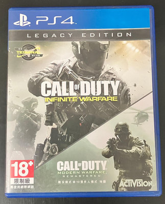 中文版 決勝時刻 無盡戰爭+現代戰爭 PS4 COD Call of Duty Modern Warfare