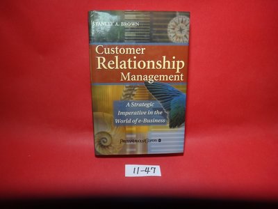 【愛悅二手書坊 11-47】Customer Relationship Management