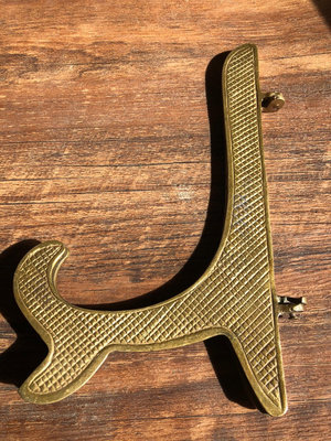 日本早期老銅賞盤支架