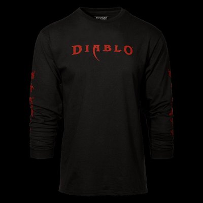 【丹】暴雪商城_Diablo Class Icon Long Sleeve Shirt 暗黑破壞神 長袖 T恤