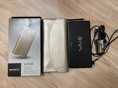 SONY VAIO P 8吋 黑色 小筆電 Z560 256GB SSD 610克 日本製 P115