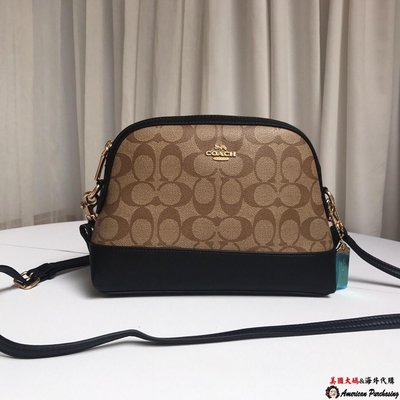 COACH 寇馳 76674新款女士拉鍊貝殼包 顏色1 單肩斜背包  原裝正品-雙喜生活館