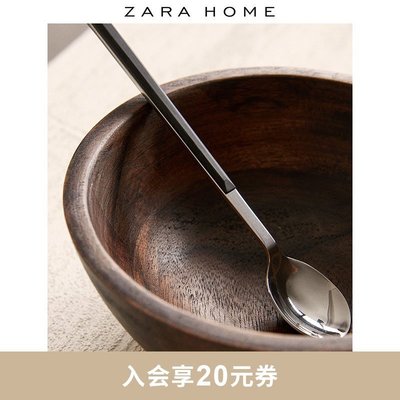 現貨 Zara Home 黑色手柄小湯匙攪拌勺家用餐具甜品勺湯勺 42111304800