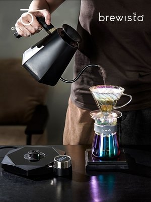 【熱賣精選】Brewista全新5代手沖壺溫控細嘴壺家用比賽快沖泡茶咖啡壺fellow熱賣款