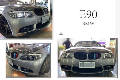 》傑暘國際車身部品《全新 BMW E90 320 323 LCI 後期 前保桿 M3樣式 空力套件 前大包 素材 含霧燈