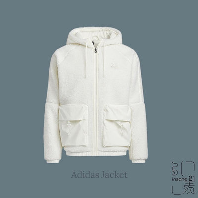 ADIDAS ST BOA JKT 抓毛絨 米白 外套 HR4442【Insane-21】