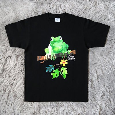 Koala海購 Online Ceramics Tree Frog Patinting Tee 手繪水彩青蛙短袖T恤